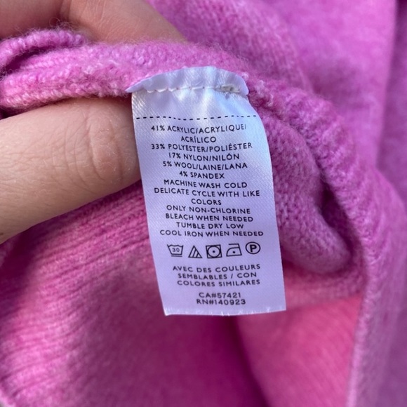 LOFT Pink Ruffle Sweater - Picture 6 of 7